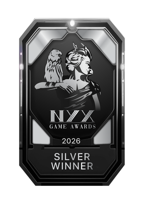 2026 NYX Game Awards Silver Winner badge
